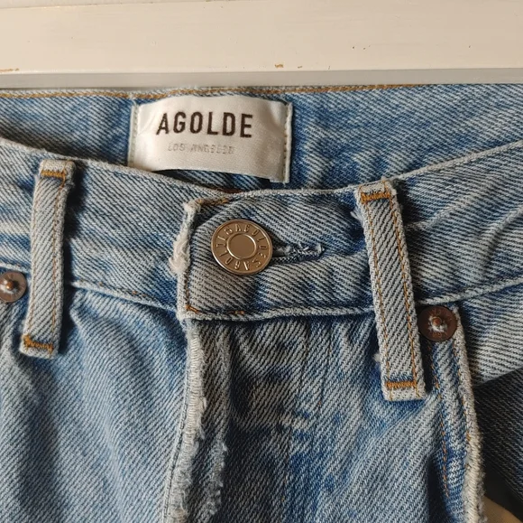 Agolde Jeans 90's Ultra High Rise Size 23 - Picture 9 of 15